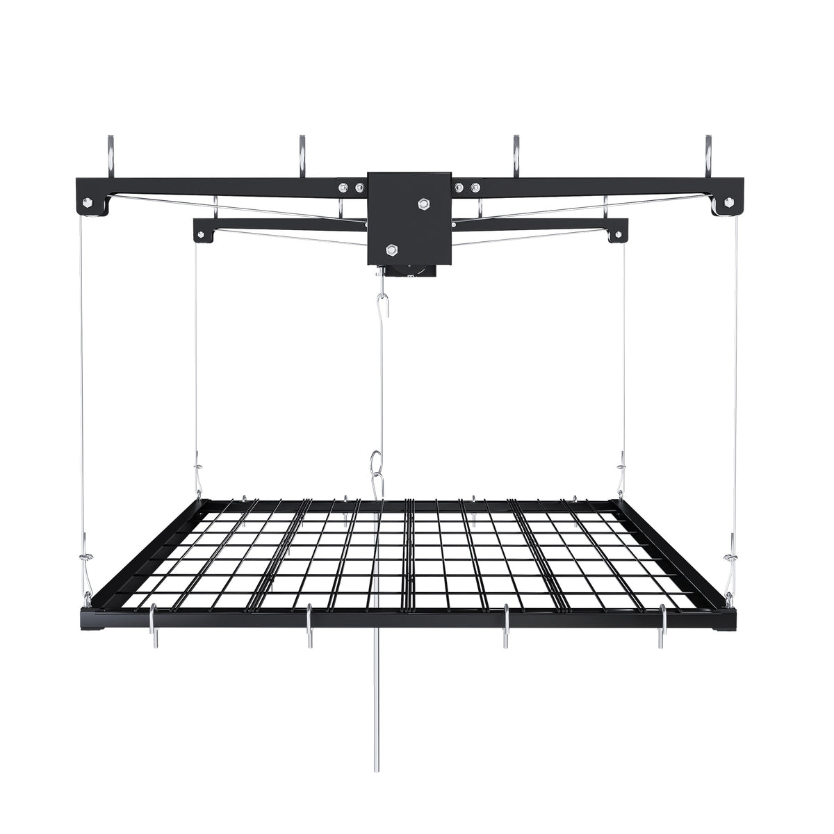 Overhead Garage Storage Rack 4x4 FT for High Ceilings