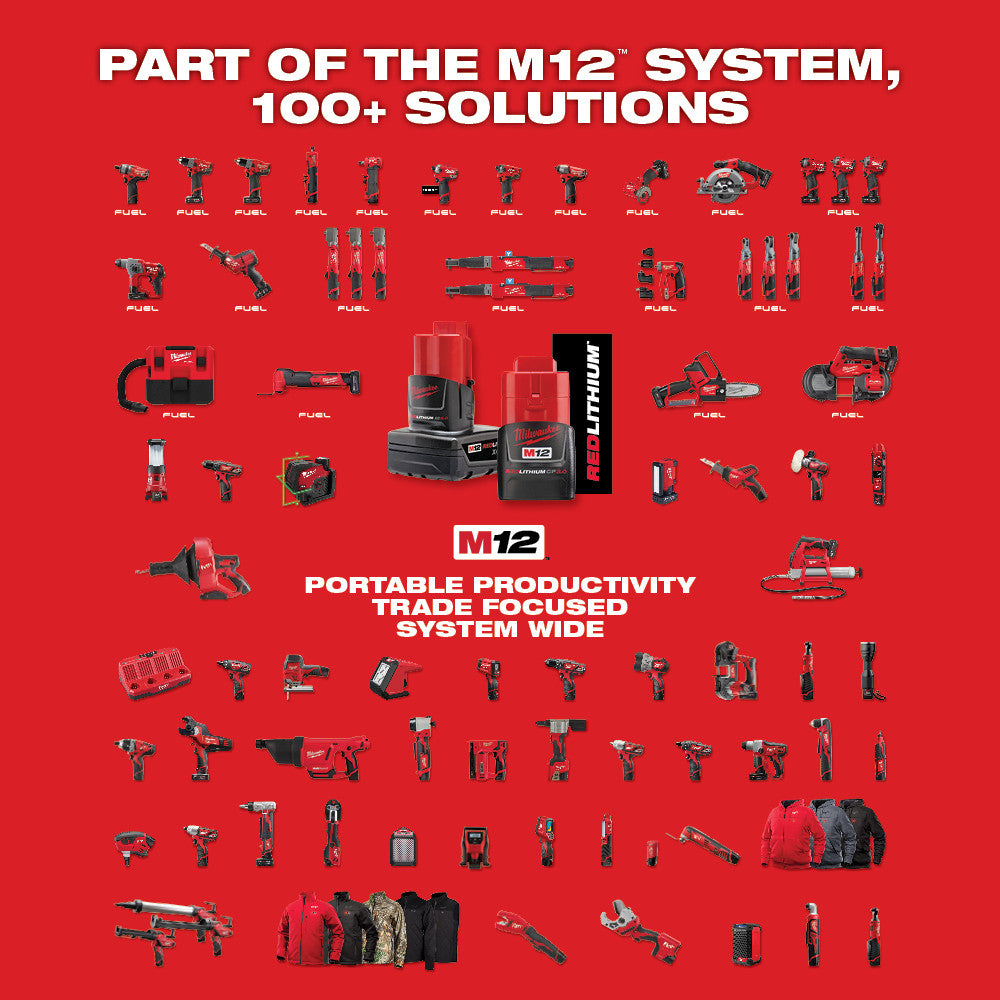 Milwaukee M12 FUEL™ 3/8" Right Angle Impact Wrench (Tool Only)