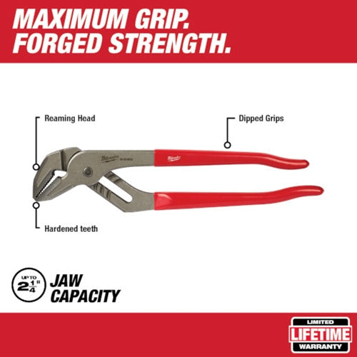 Milwaukee 12-inch Straight Jaw Pliers