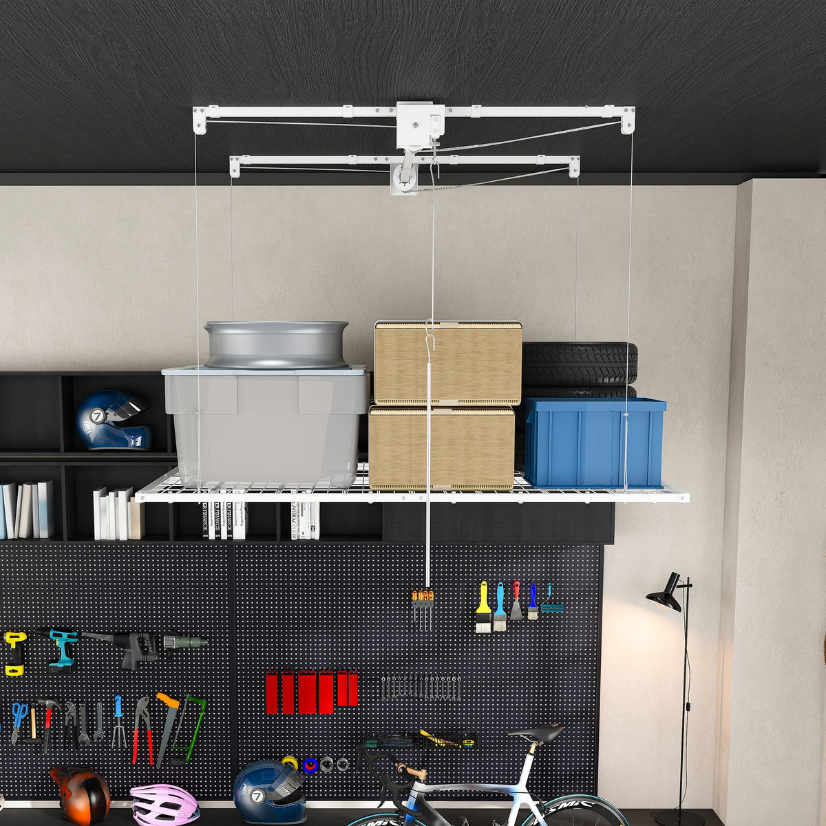 Overhead Garage Storage Rack - 4x8 FT