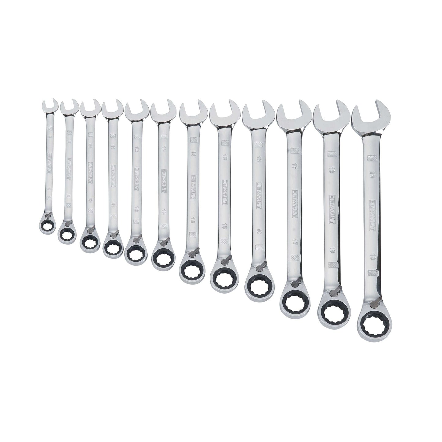 DeWalt DWMT19232 12 Piece Reversible Ratcheting Wrench Set