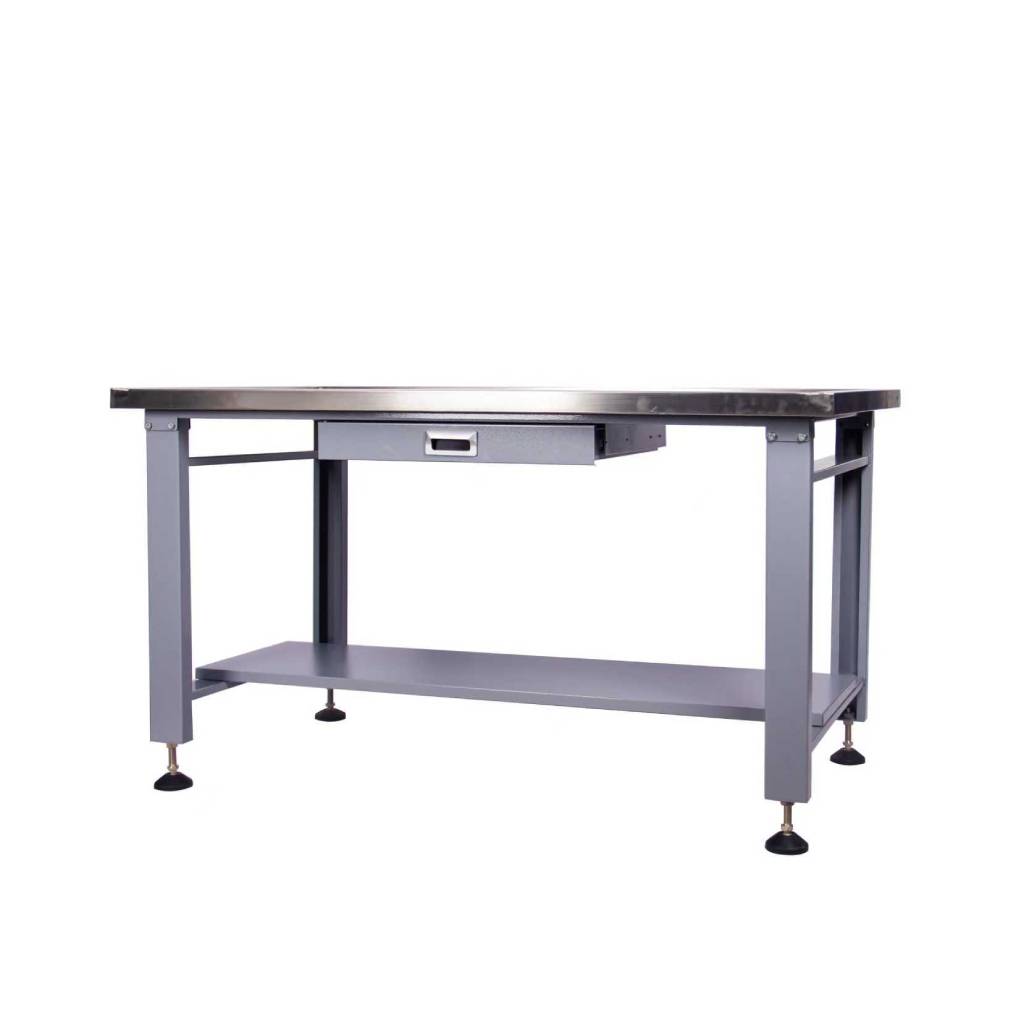 59" Stainless Steel Machine Teardown Table with Drain Hole