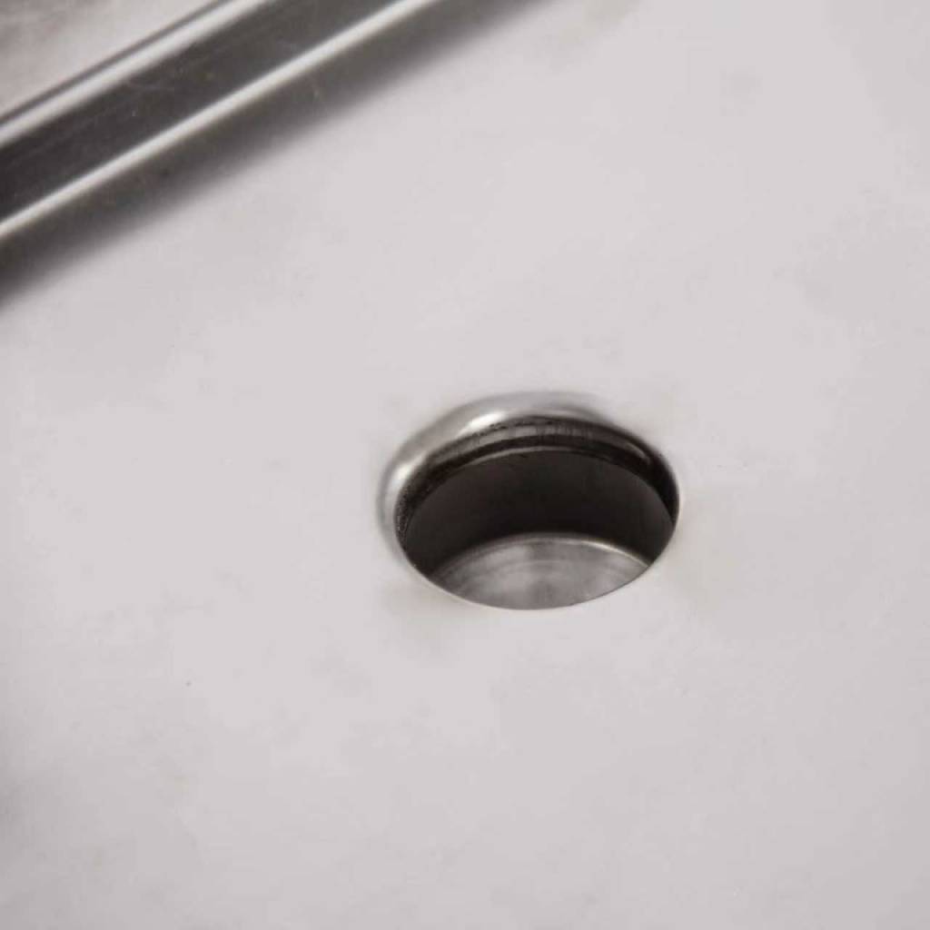 59" Stainless Steel Machine Teardown Table with Drain Hole