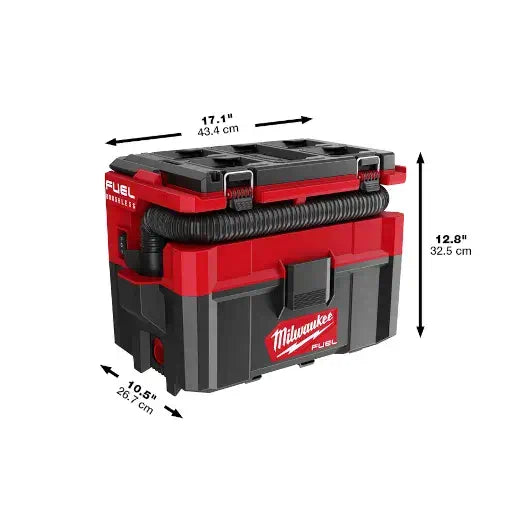 Milwaukee M18 FUEL PACKOUT 2.5 Gallon Wet/Dry Vacuum