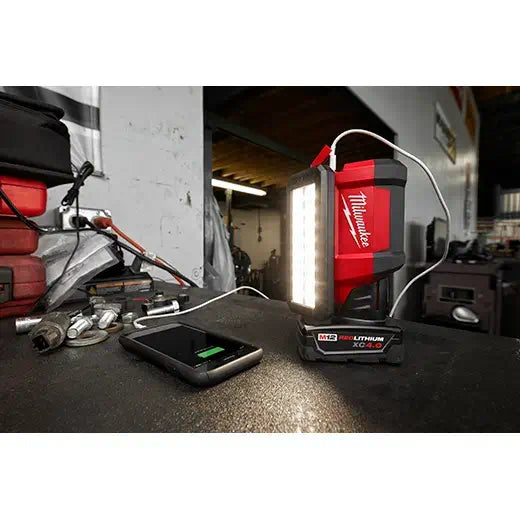 Milwaukee M12™ ROVER™ Service and Repair Flood Light w/ USB Charging