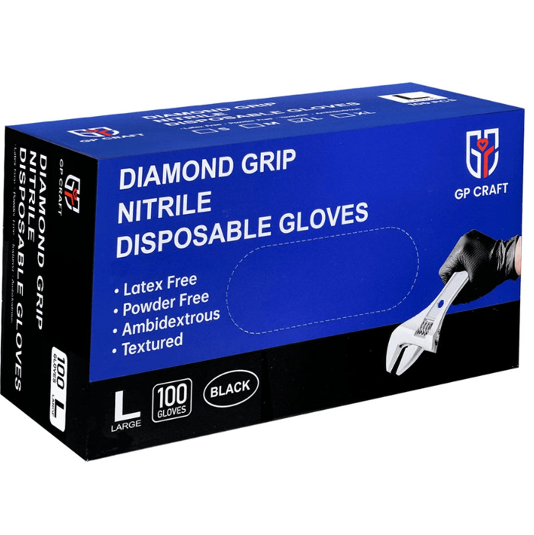 Thick Anti Slip Gloves GP66 Black