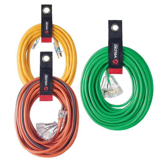 Heavy Duty Easy Hang Extension Cord Holder Organizer Variety Pack Holds 60-100lbs 3-pk 10",14" and 18"