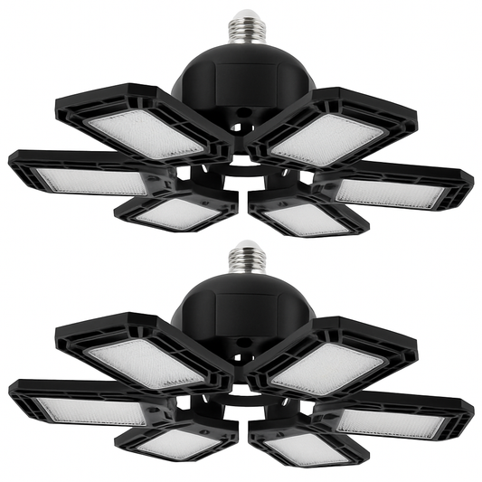 Garage Lights Deformable LED Shop Light with Blades