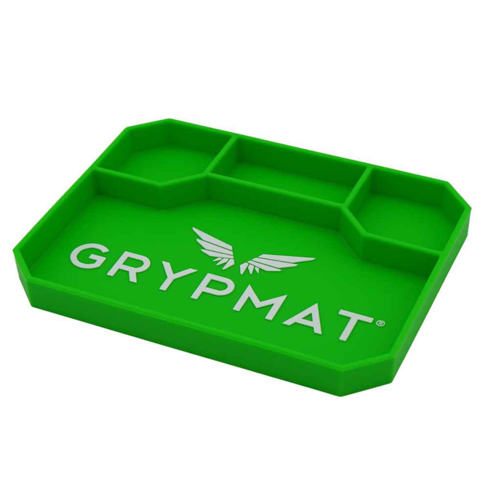 Green Grypmat with brand logo on a white background