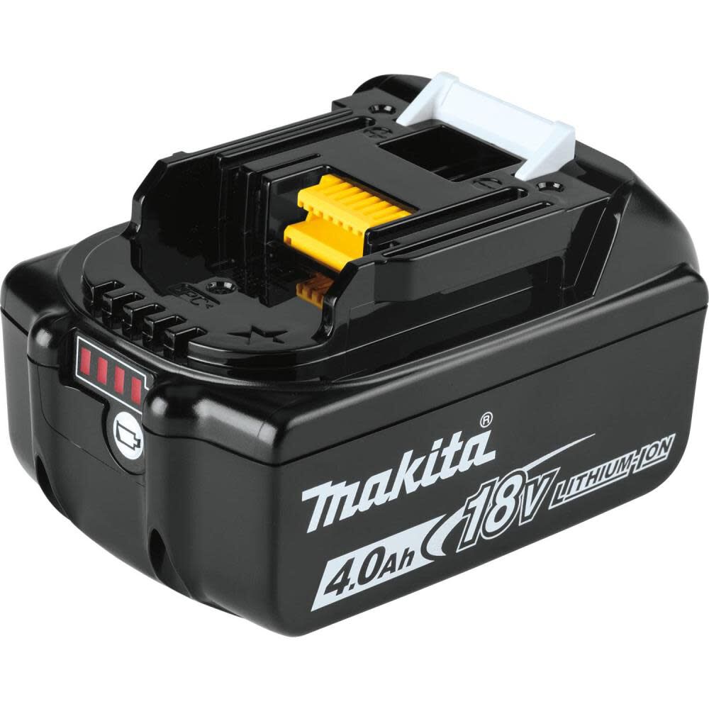 Makita XUX02SM1X3 18V LXT® Lithium-Ion Brushless Cordless Couple Shaft Power Head Kit w/ 13" String Trimmer & Blower Attachments, with one battery (4.0Ah)