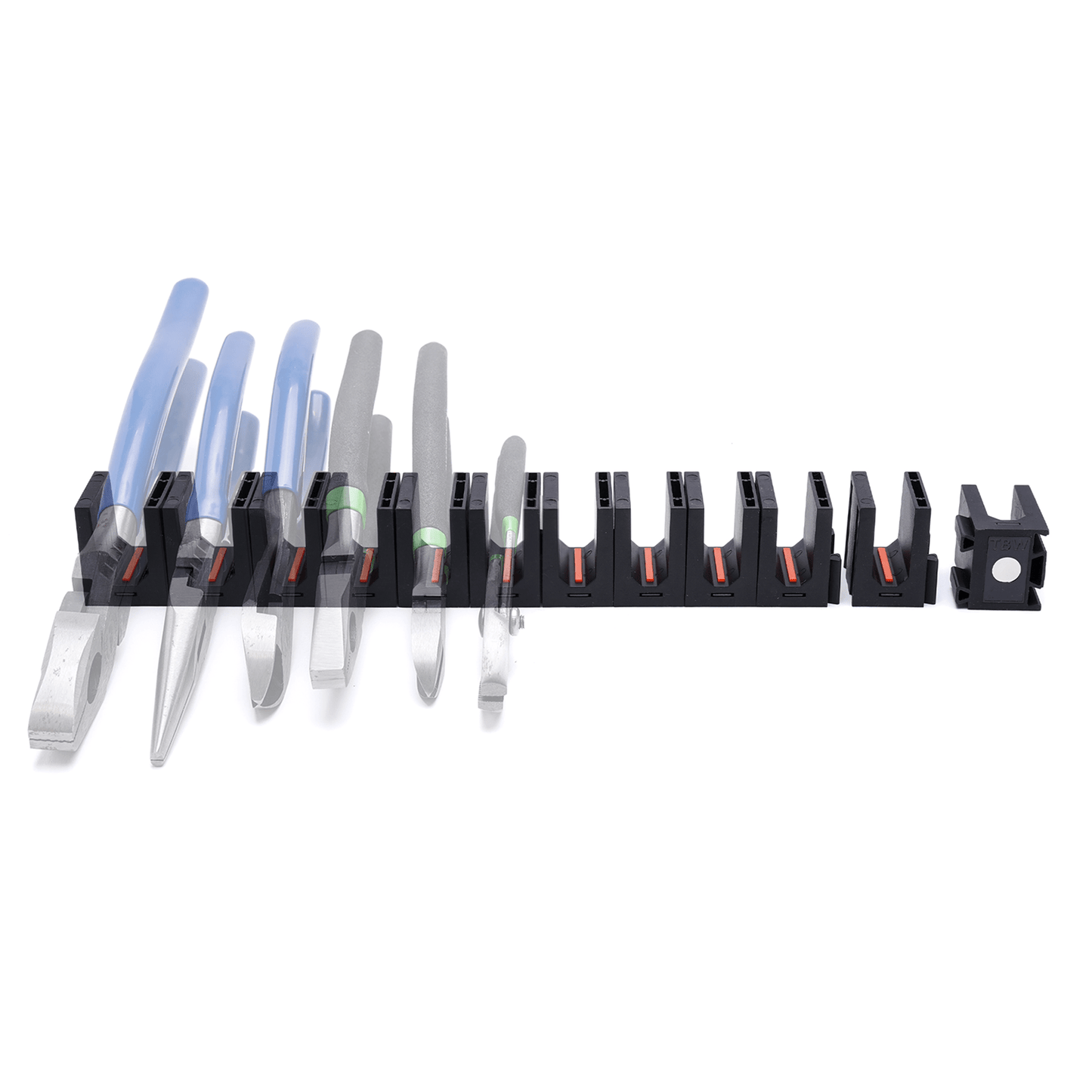 plier holders black with a white background
