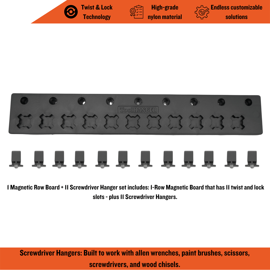 Magnetic Screwdriver Vertical Hangers