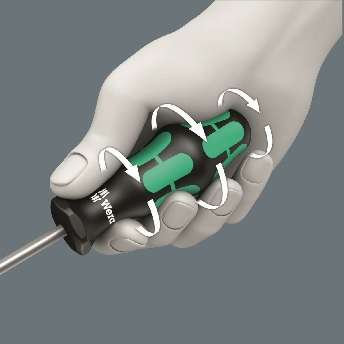 Wera 395 HOLO/7 Kraftform Plus Hollow Shaft Nut Driver Set Metric 05029510001